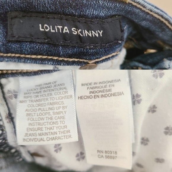 Lucky Brand Mid Rise Lolita Skinny Ankle Jeans - Picture 6 of 8